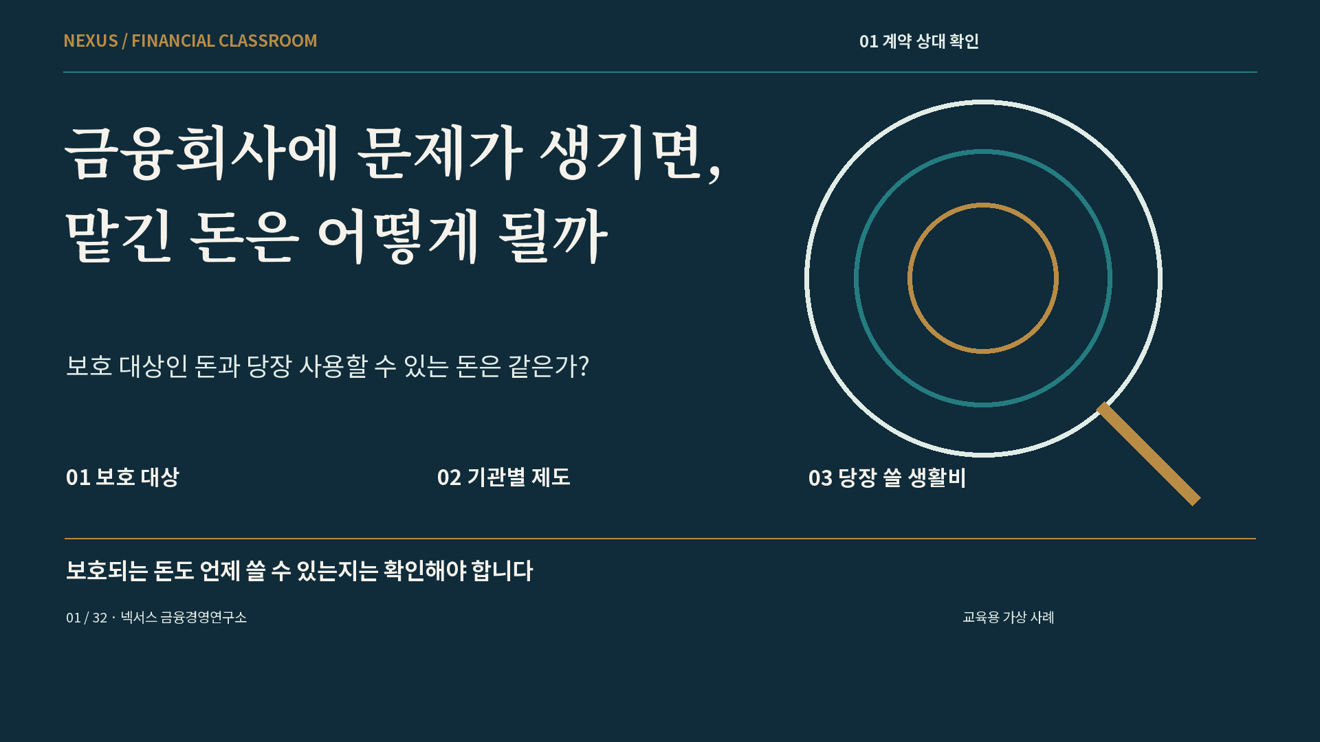 금융회사에 문제가 생기면, 맡긴 돈은 어떻게 될까