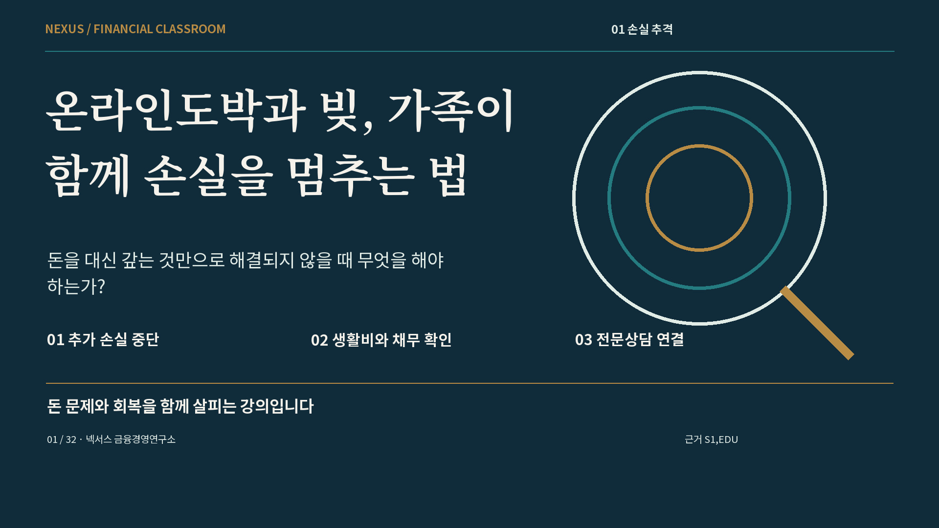 온라인도박과 빚, 가족이 함께 손실을 멈추는 법