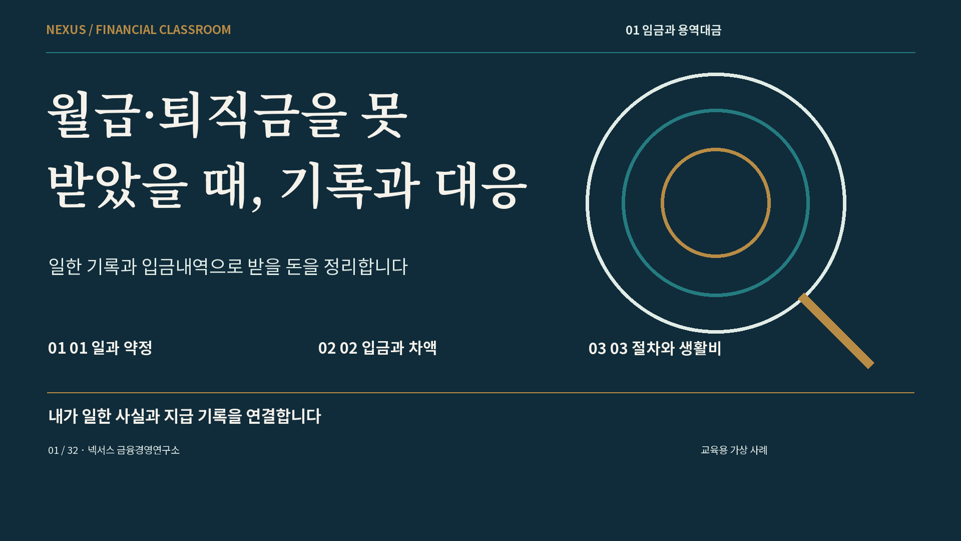 월급·퇴직금을 못 받았을 때, 기록과 대응