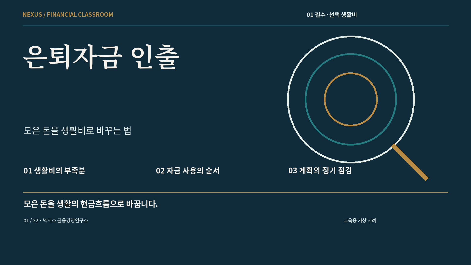 은퇴자금 인출 강의 표지